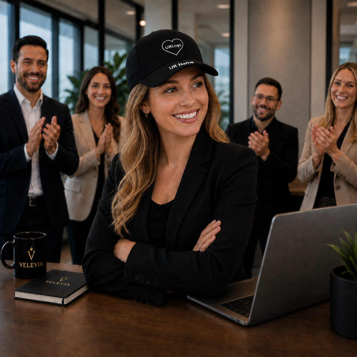 Team Loyalty – Personalized Premium Cap with Name and Logo Customization Services