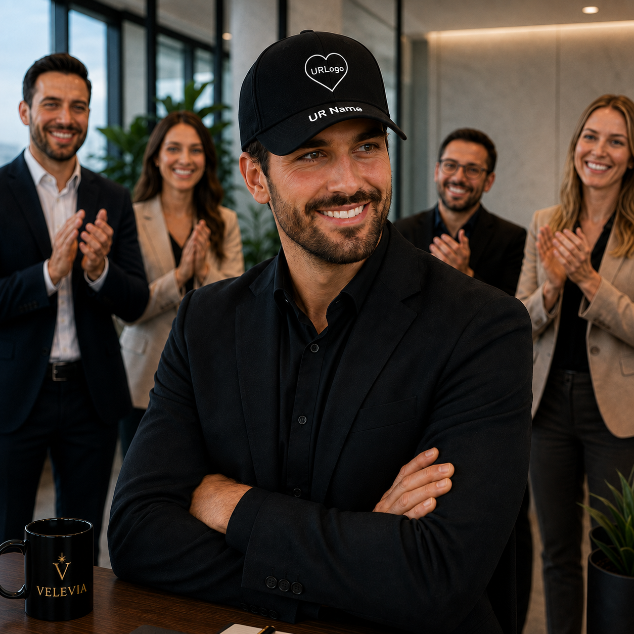 Team Loyalty – Personalized Premium Cap with Name and Logo Customization Services