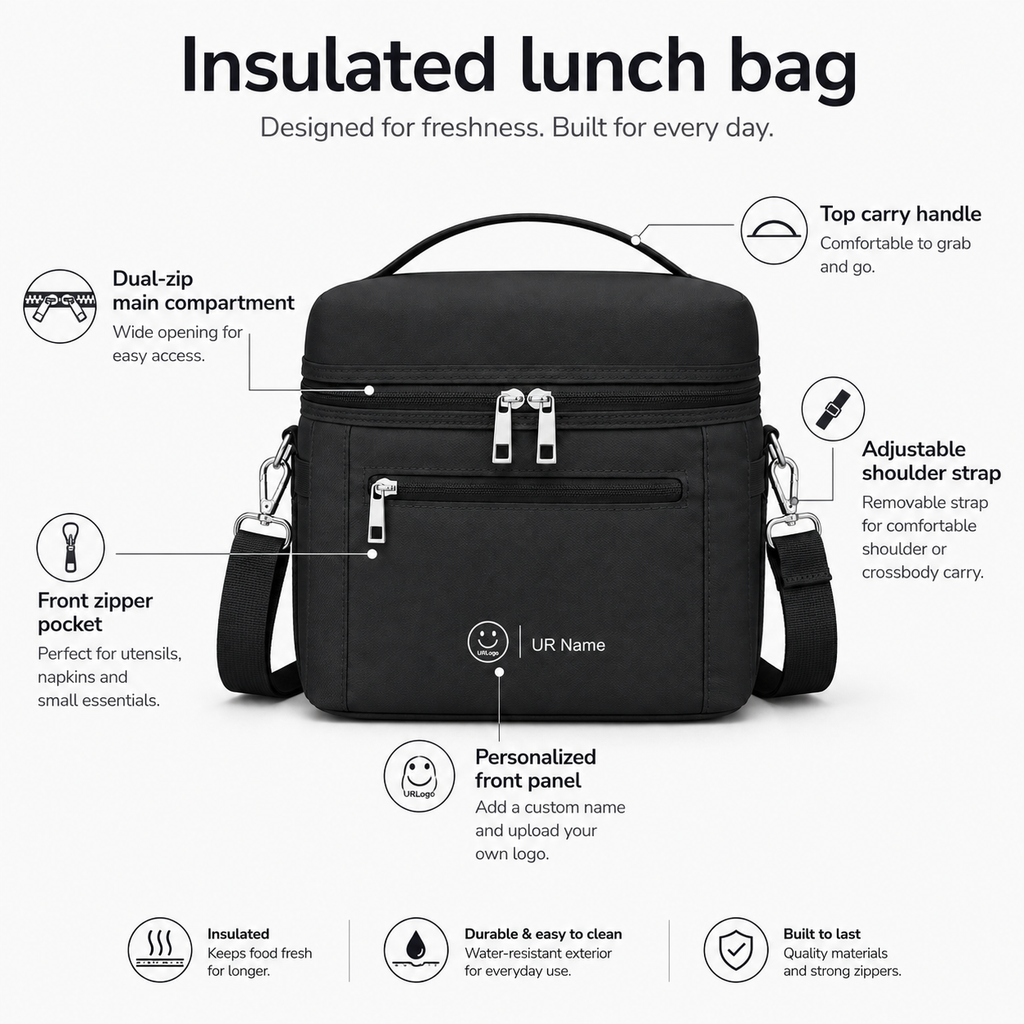 Velevia Loyal Series — Personalized Lunch Bag