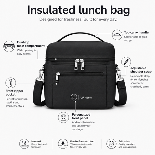 Velevia Loyal Series — Personalized Lunch Bag
