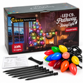 Velevia C9 Multicolor Christmas Pathway Lights, 23 FT, 12 Bulbs