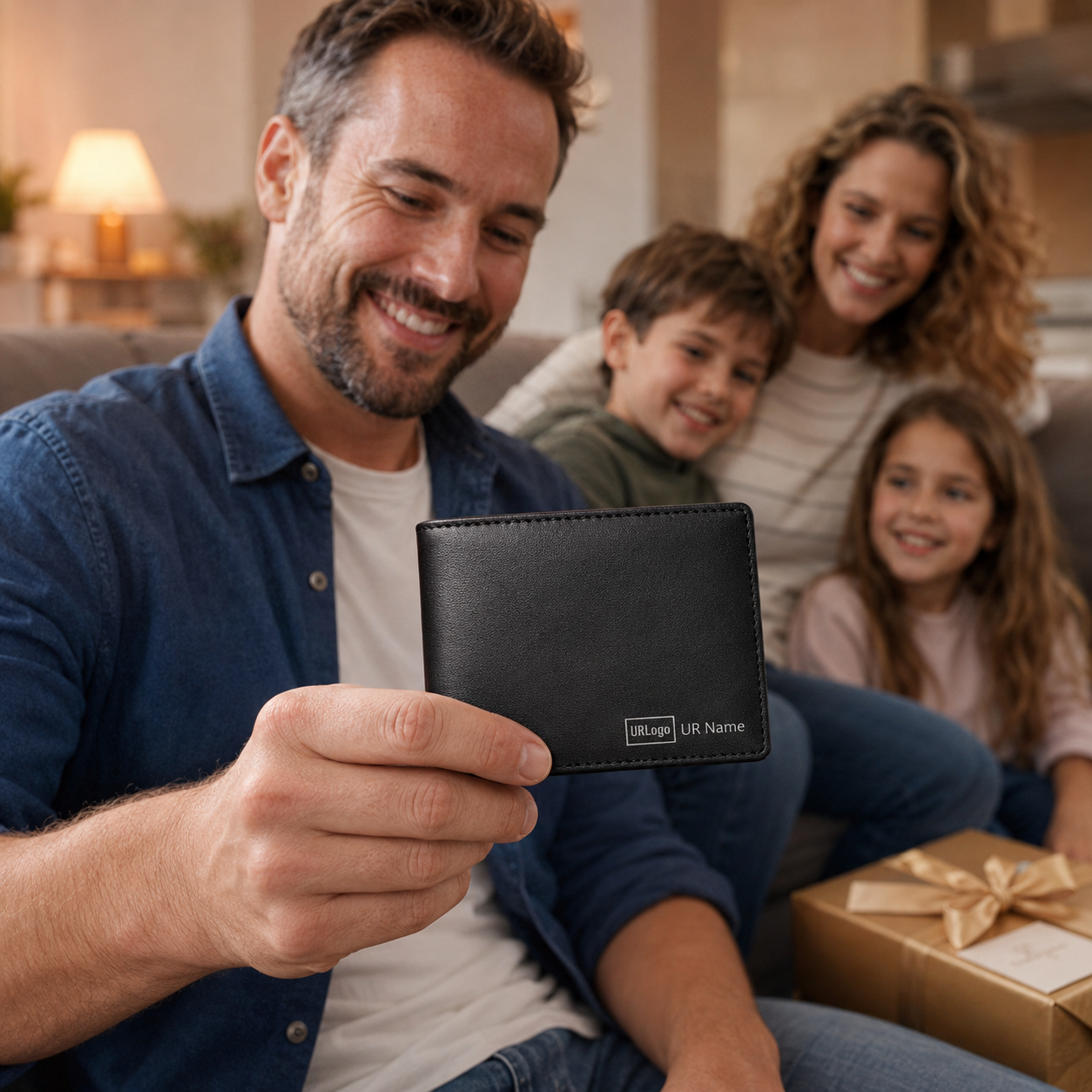 Team Loyalty – Personalized Wallet with Name and Logo Customization Services