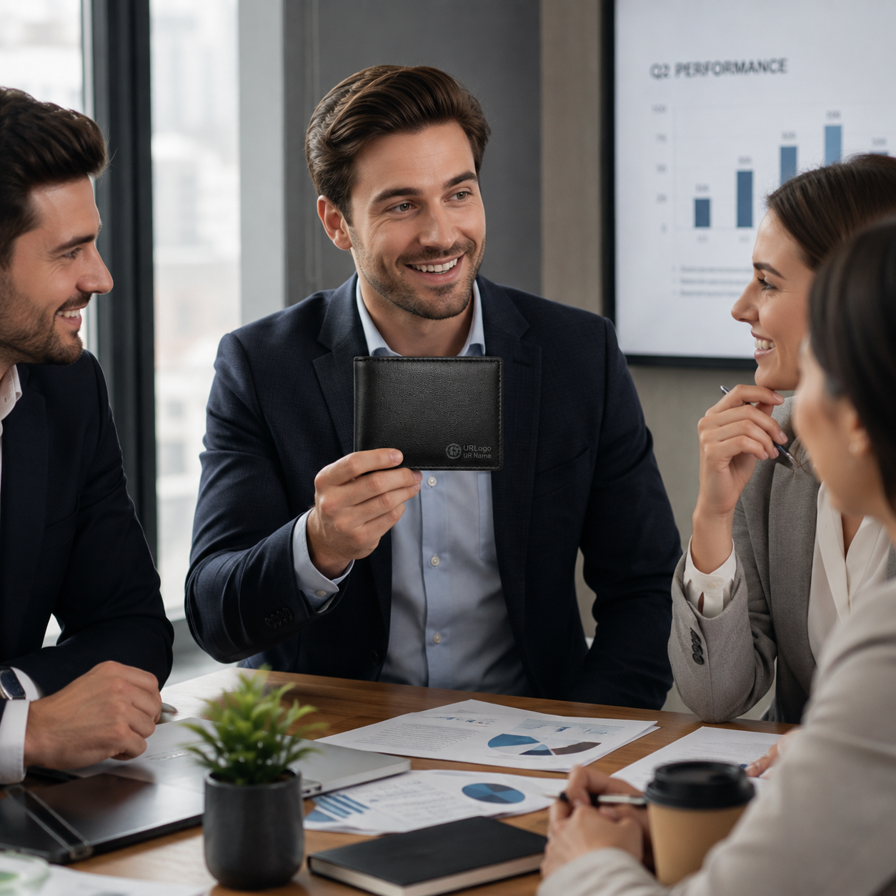 Team Loyalty – Personalized Wallet with Name and Logo Customization Services