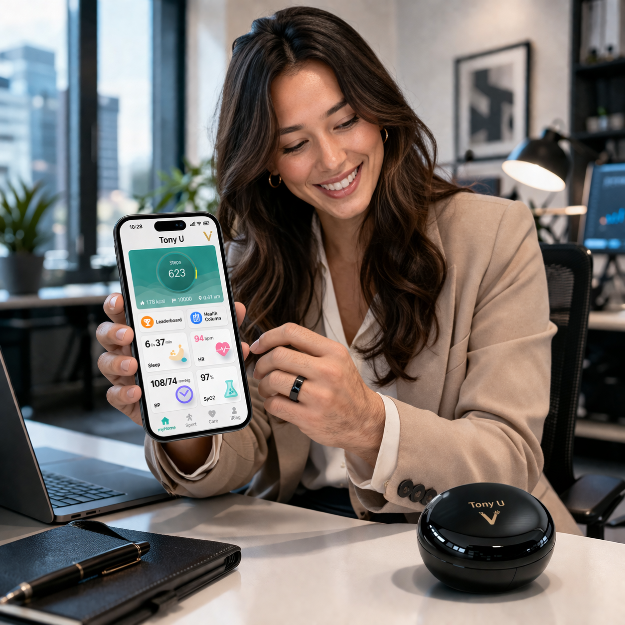 Velevia Smart Series — Aura Ring