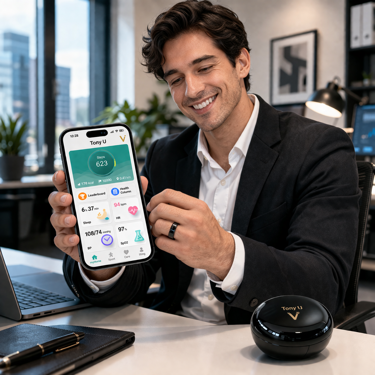 Velevia Smart Series — Aura Ring